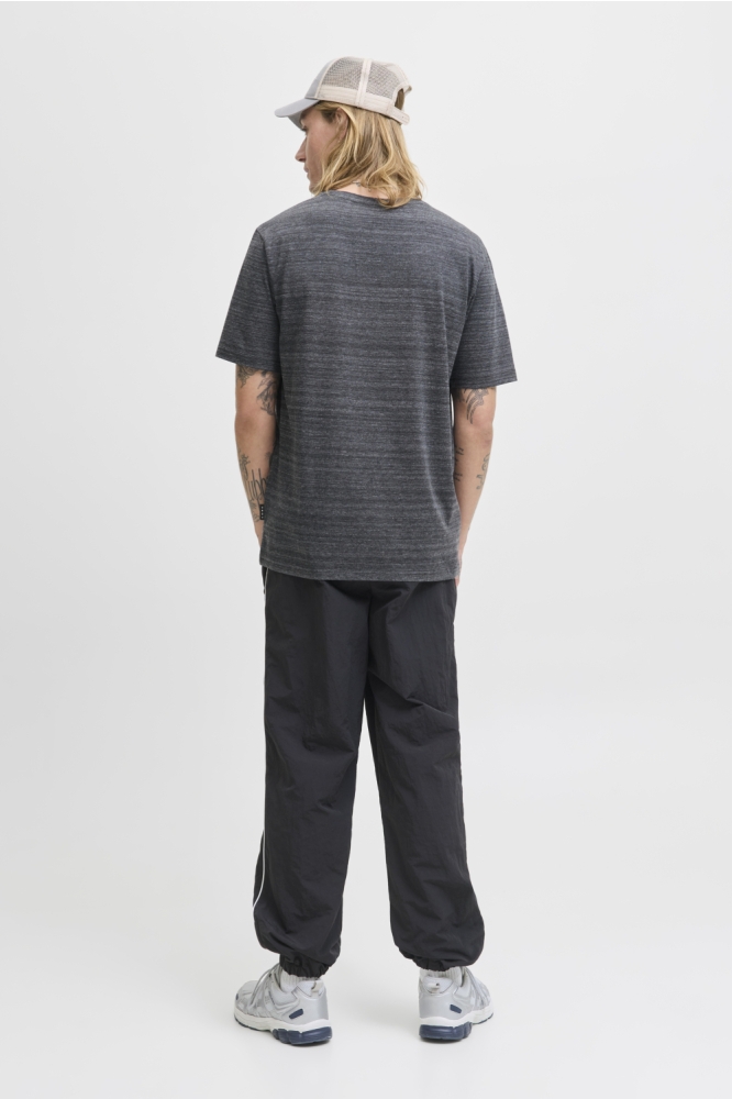 JCOPUFFER TEE SS CREW NECK SMU 12267072 BLACK/MELANGE